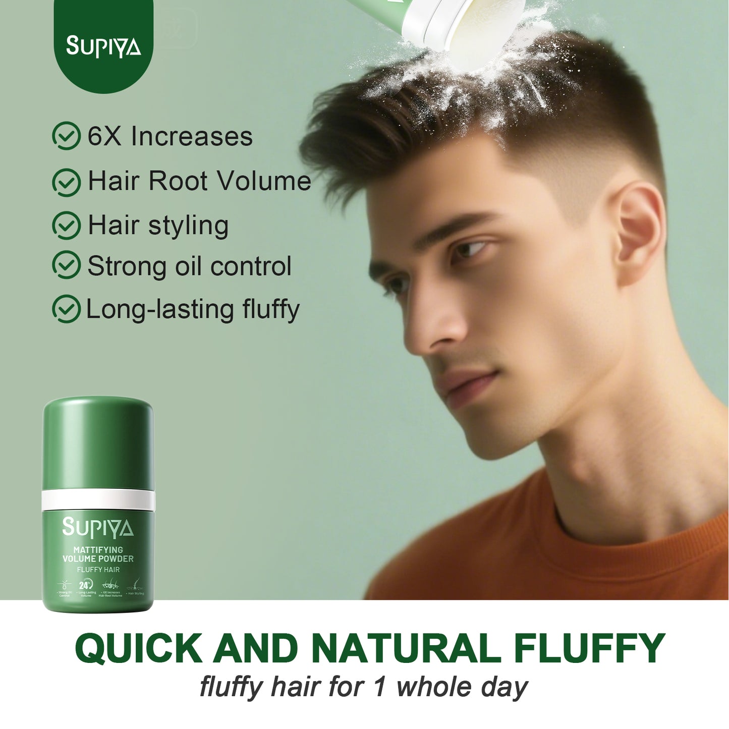 Mattifying Volume Powder (Fluffy Hair)