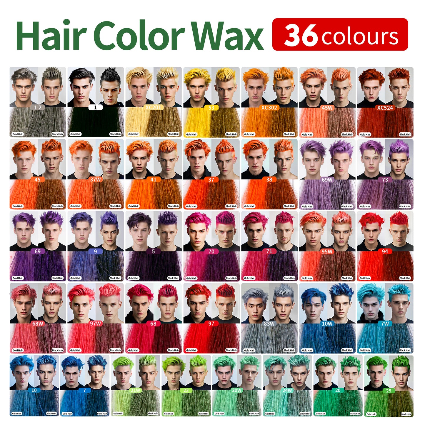 Hair Color Wax #73