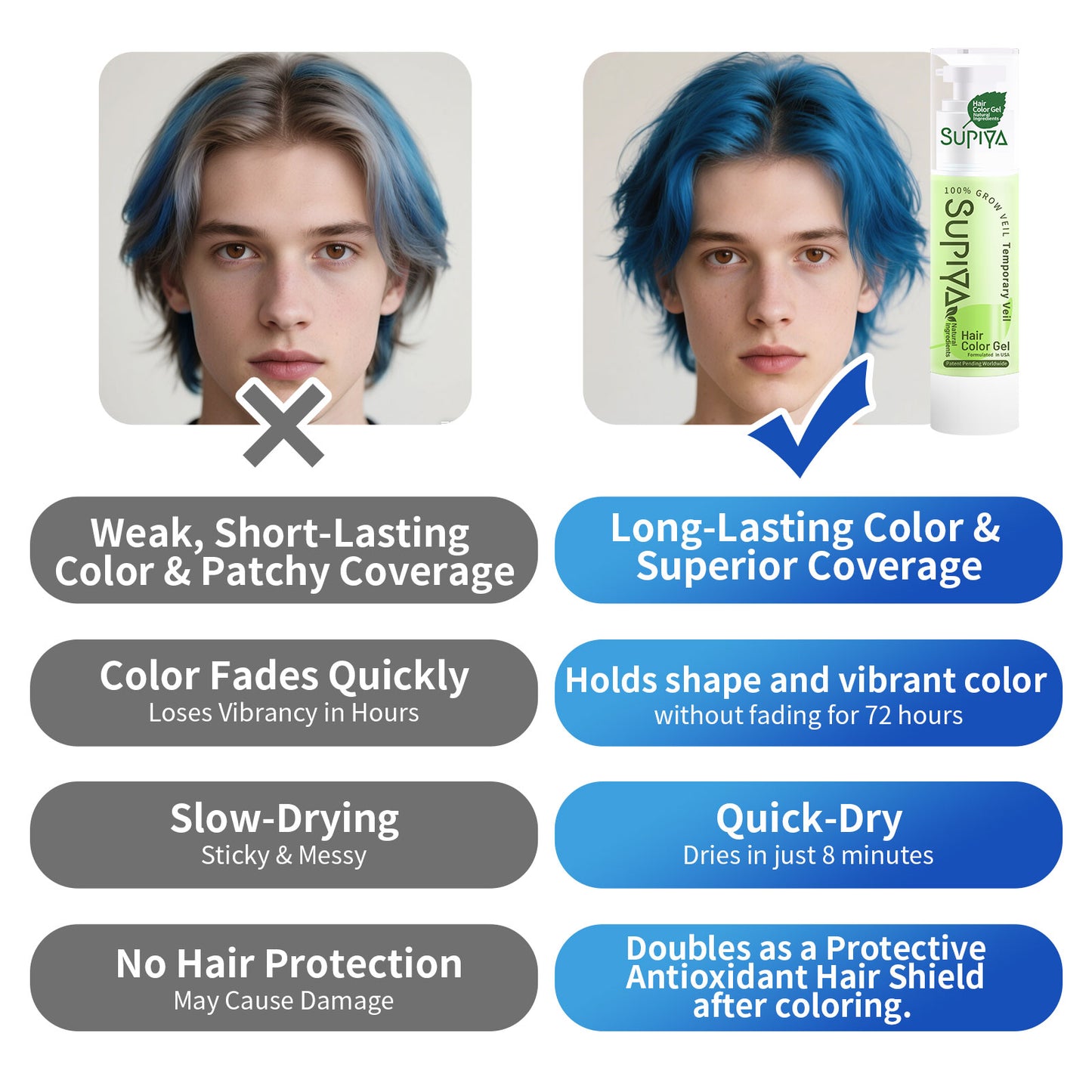 Hair Color Gel #XC201